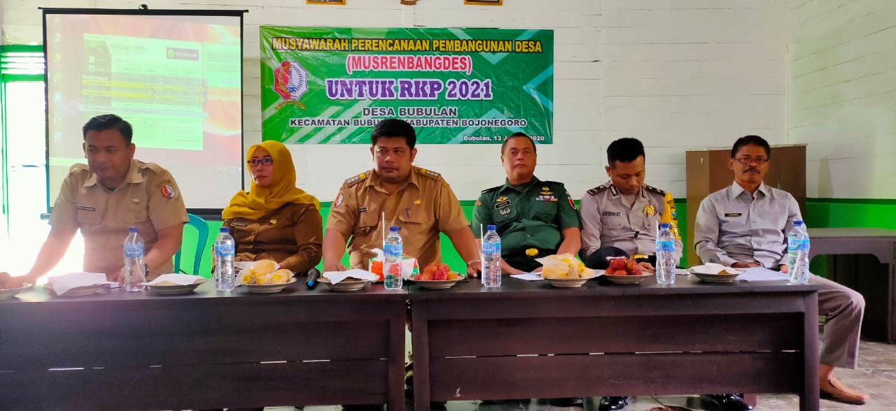 Musyawarah Perencanaan Pembangunan Desa (Musrenbangdes) Desa Bubulan Tahun 2020 Untuk Tahun 2021